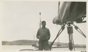 Image of Member of crew of Burin Schooner